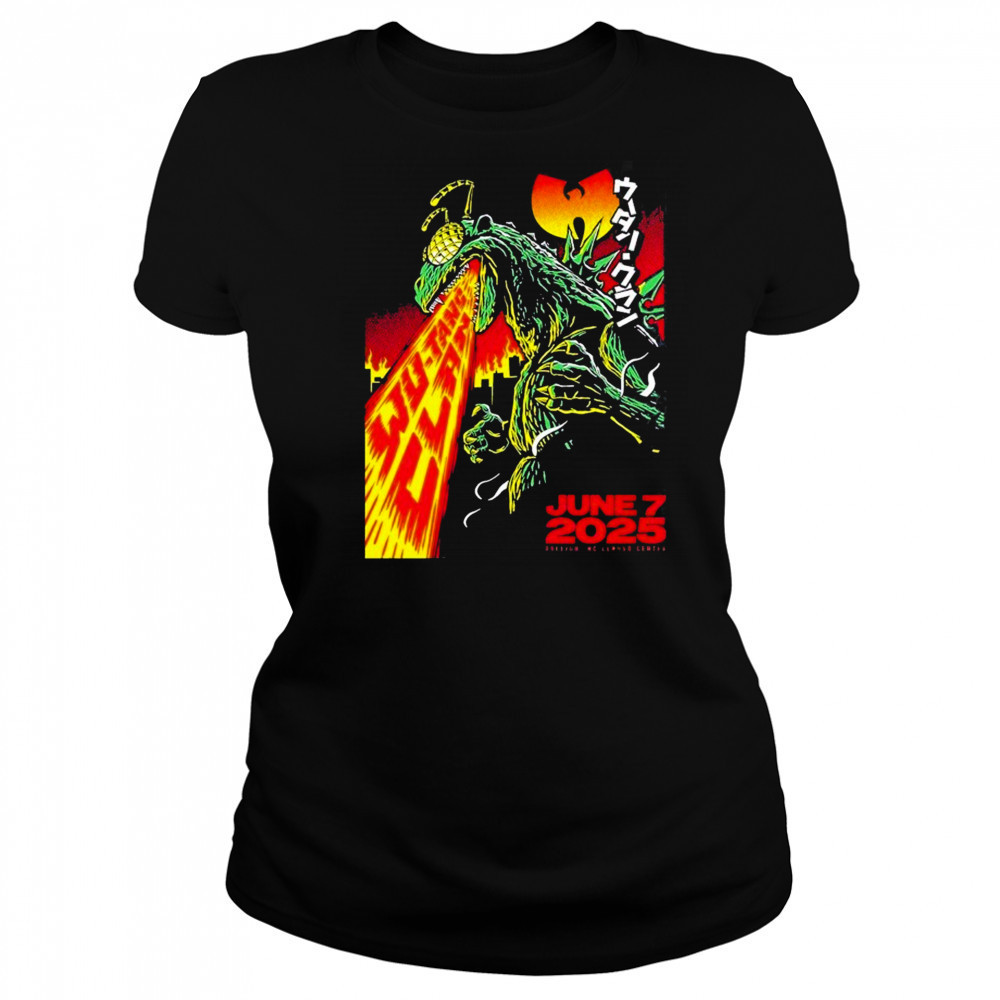 Wu Tang Clan Raleigh NC Music Poster At Lenovo Center On June 7 The Final Chamber Tour 2025 shirt Women's T-shirt