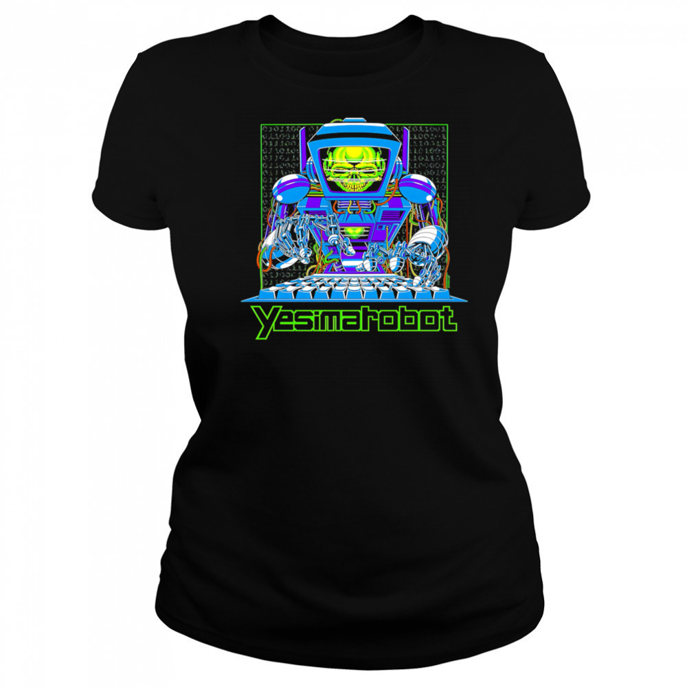 Yesim Robot neon shirt Women's T-shirt