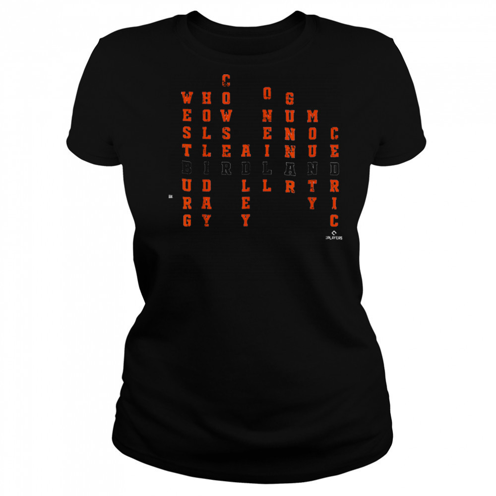Acrostic Gunnar Henderson Birdland Baltimore Baseball MLBPA T Shirt Women's T-shirt
