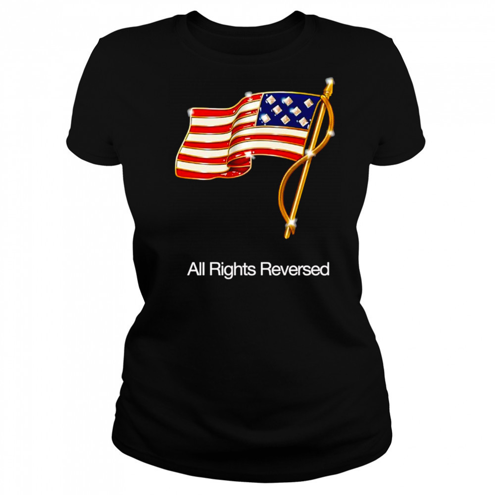 All rights reversed American flag shirt Women's T-shirt