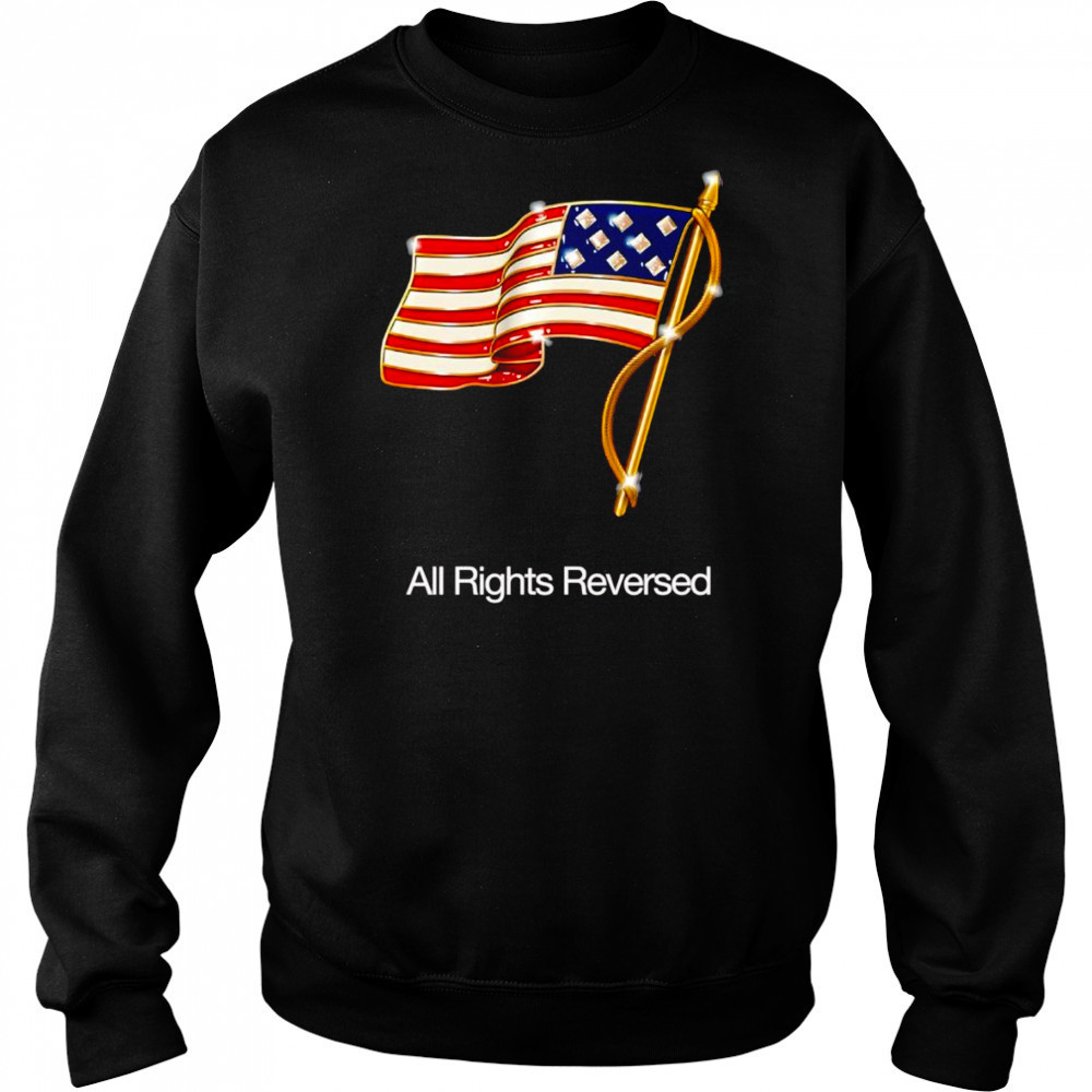 All rights reversed American flag shirt Hoodie