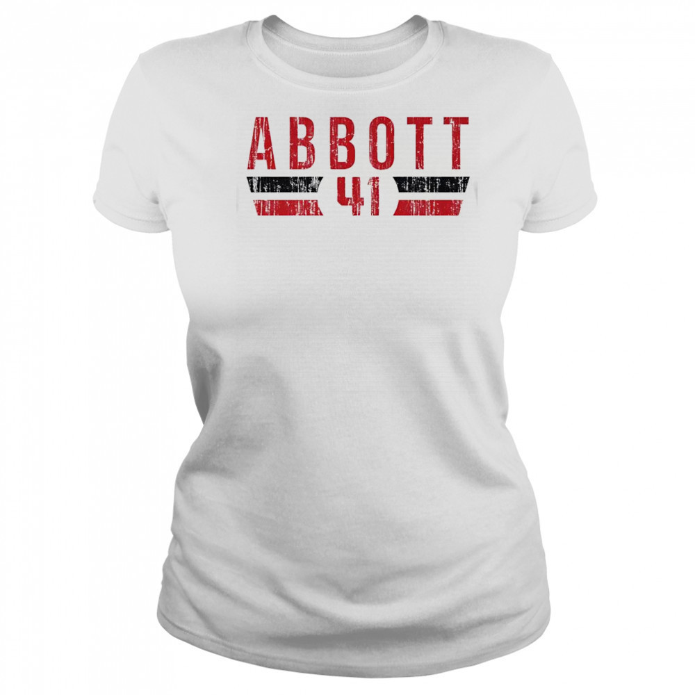 Andrew Abbott 41 Cincinnati Font vintage shirt Women's T-shirt