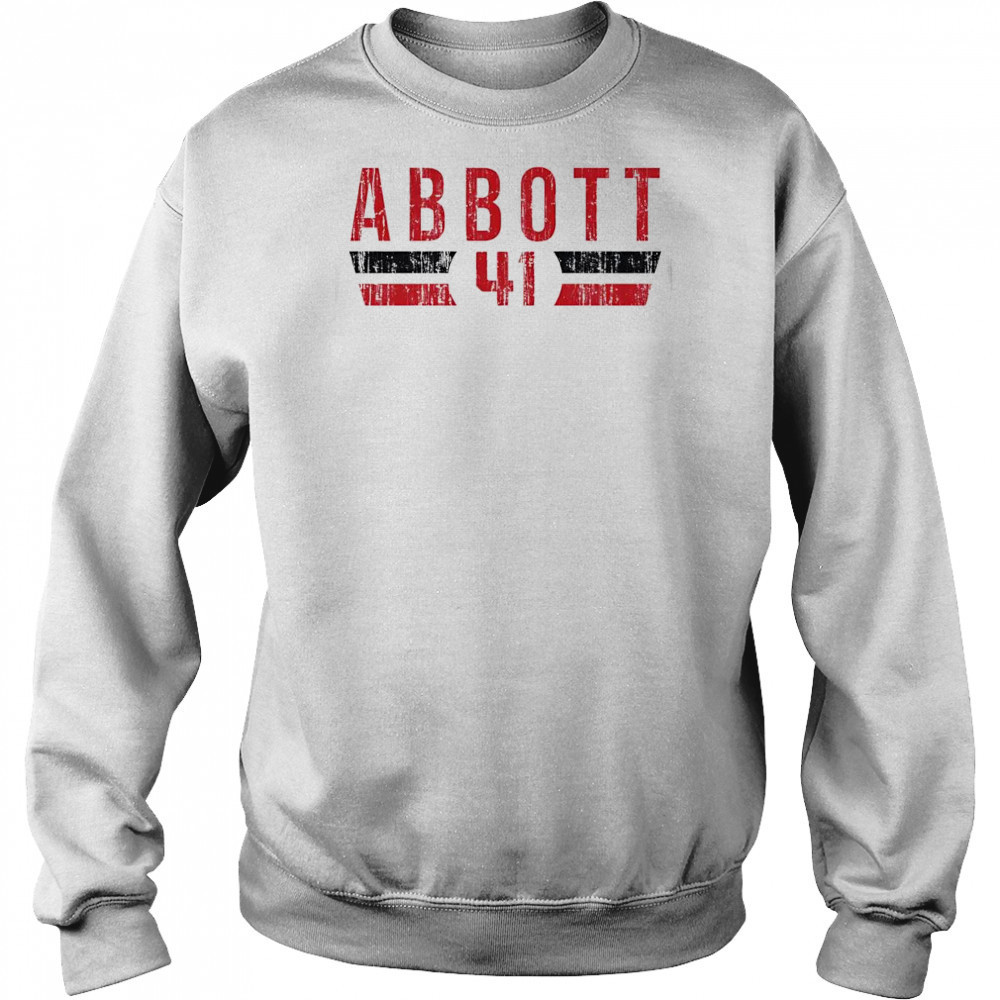 Andrew Abbott 41 Cincinnati Font vintage shirt Hoodie