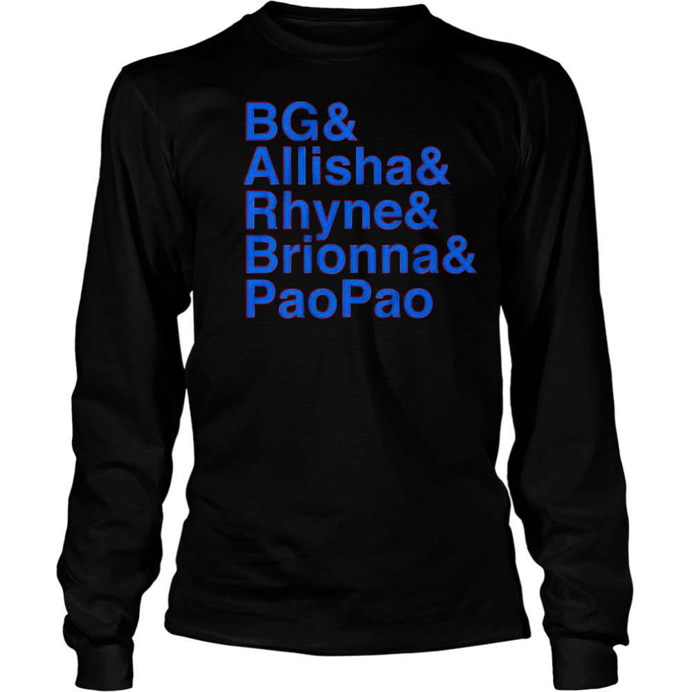 Atlanta WBB Ampersand Stars 2025 shirt Long Sleeved