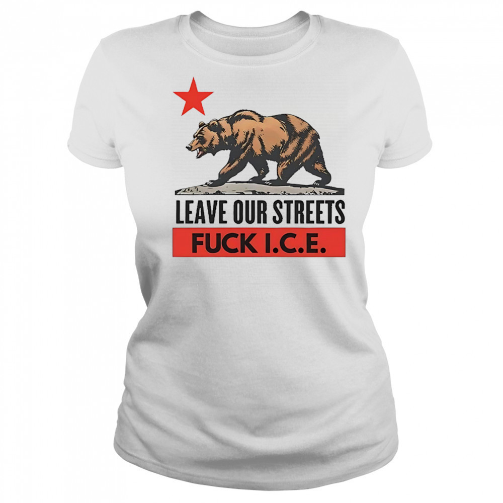 Bear leave our streets fuck ice shirt Women's T-shirt