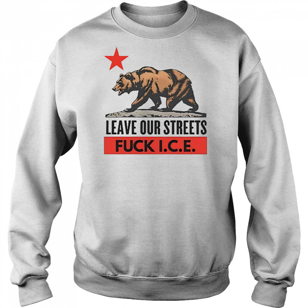 Bear leave our streets fuck ice shirt Hoodie