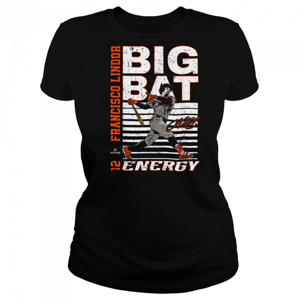Big Bat Energy Francisco Lindor New York Baseball MLBPA T Shirt Women's T-shirt