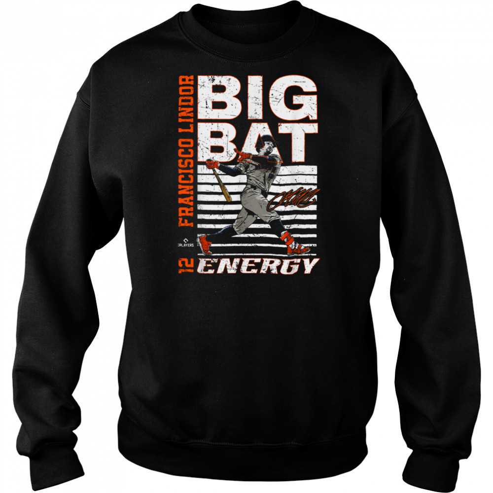 Big Bat Energy Francisco Lindor New York Baseball MLBPA T Shirt Hoodie