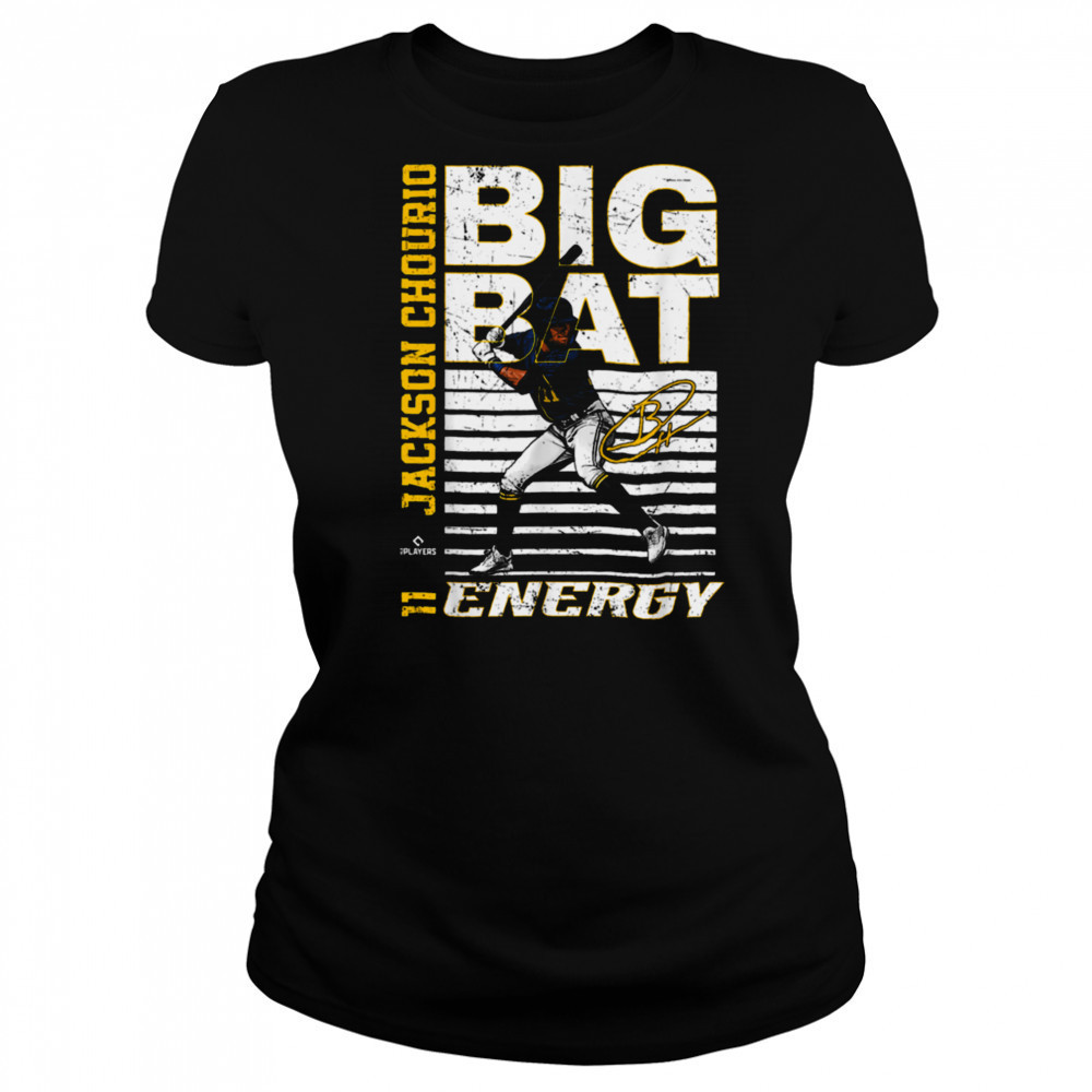 Big Bat Energy Jackson Chourio Milwaukee Baseball MLBPA T Shirt Women's T-shirt