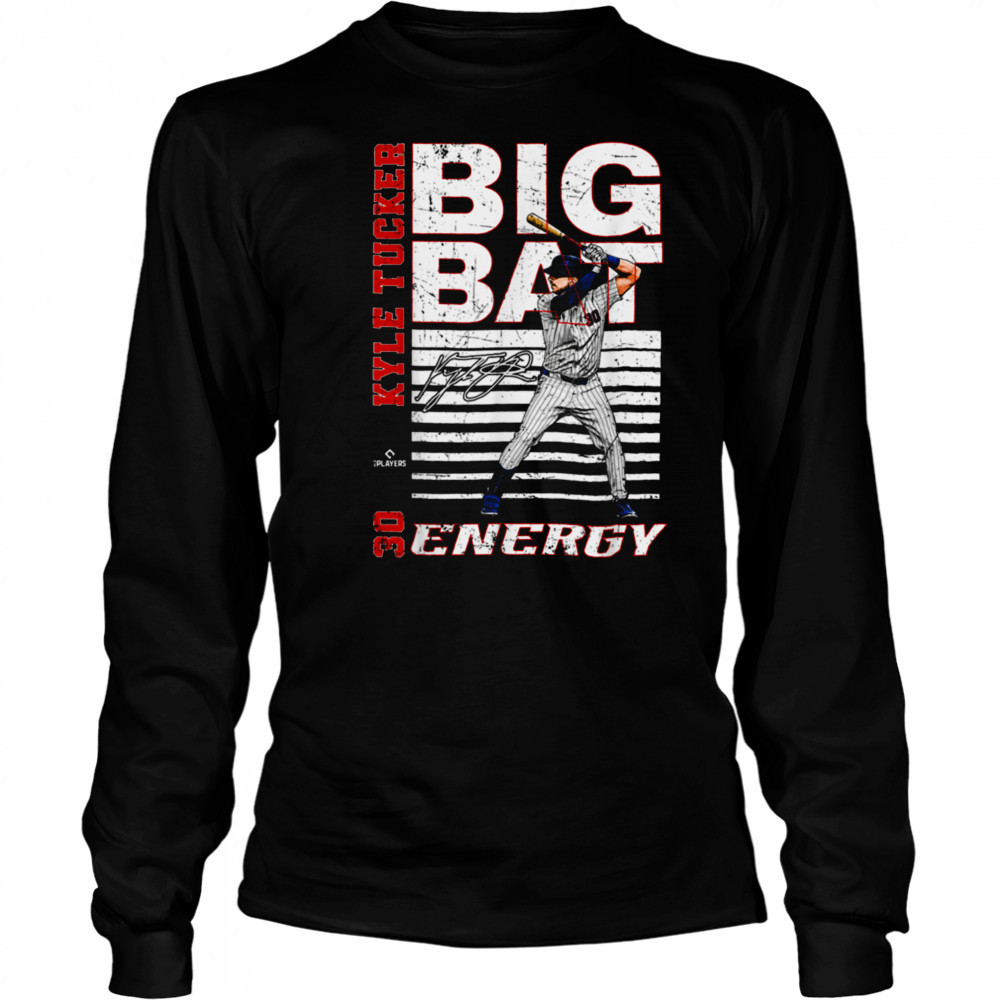 Big Bat Energy Kyle Tucker Chicago Baseball MLBPA T Shirt Long Sleeved