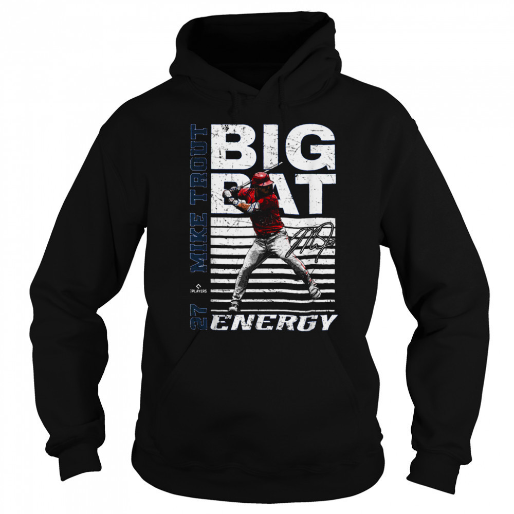 Big Bat Energy Mike Trout Los Angeles Baseball MLBPA T Shirt Sweatshirt