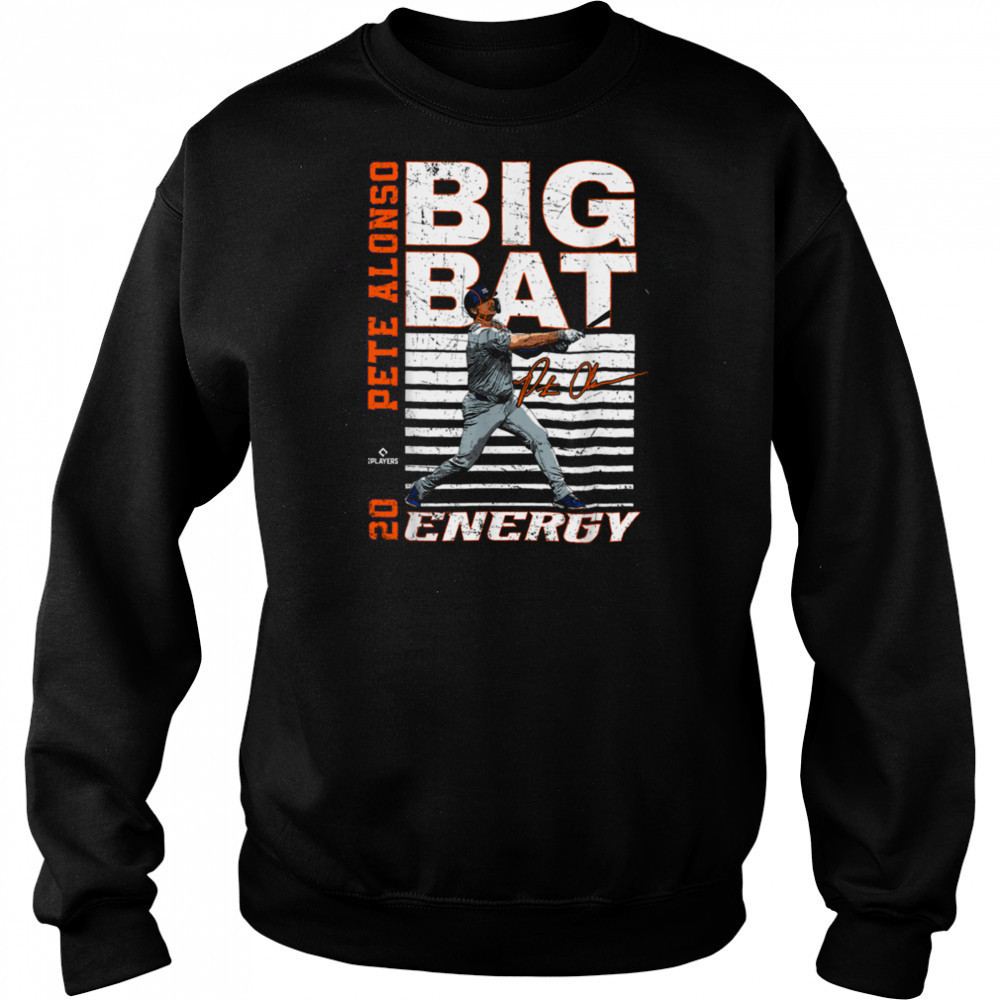 Big Bat Energy Pete Alonso New York Baseball MLBPA T Shirt Hoodie