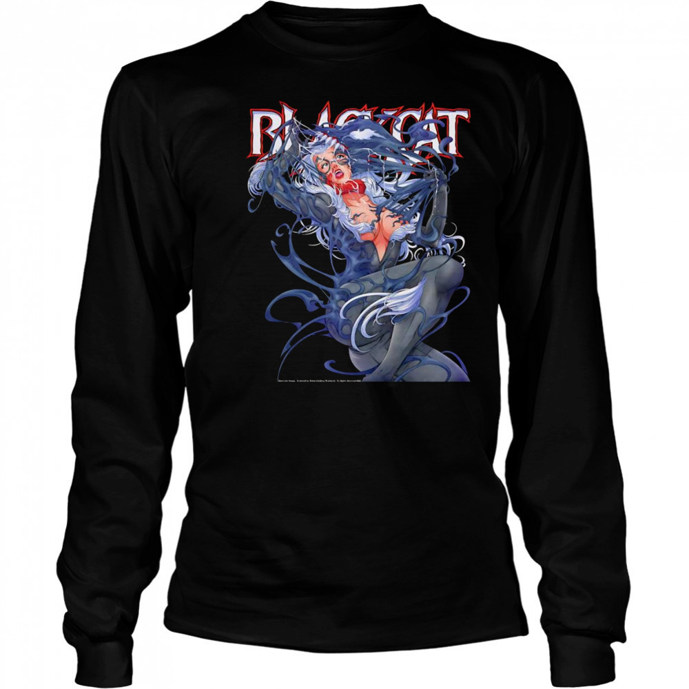 Black Cat Venom shirt Long Sleeved