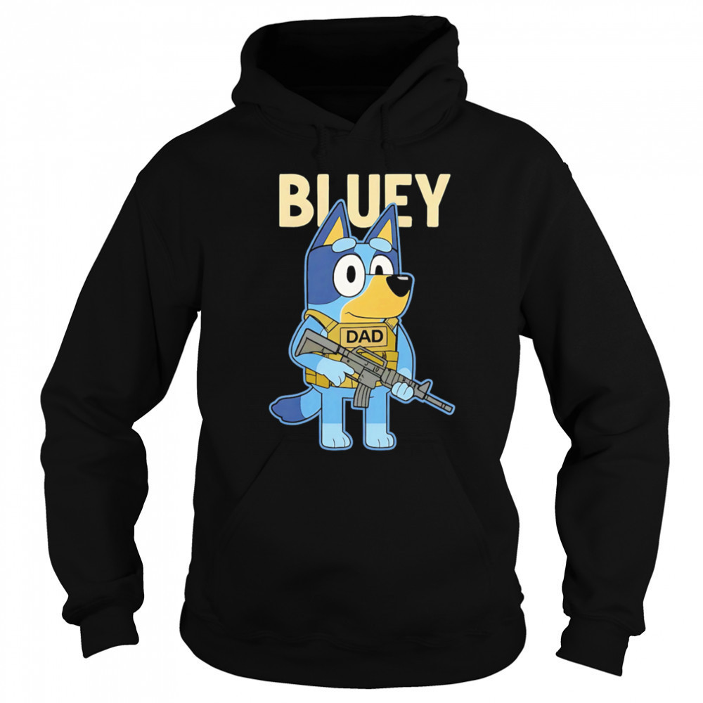 Bluey Military Tactical Dad shirt Sweatshirt
