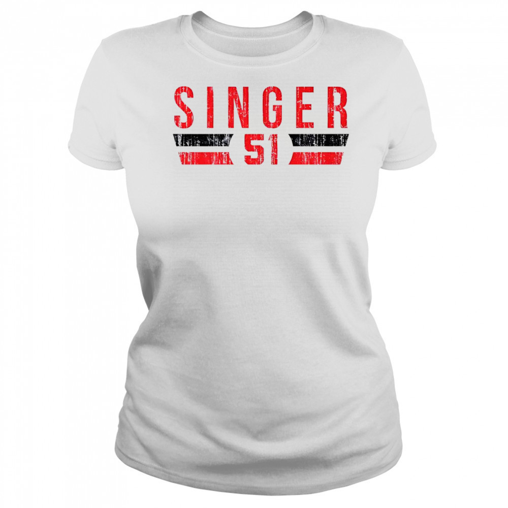 Brady Singer 51 Cincinnati Font vintage shirt Women's T-shirt
