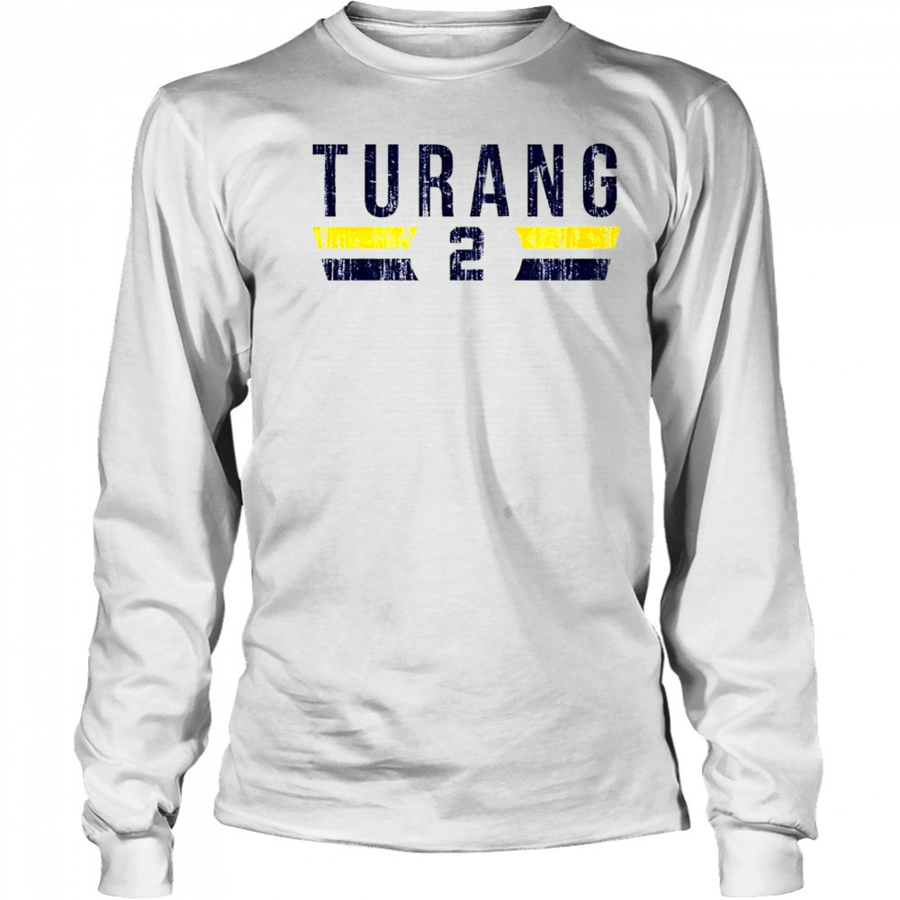 Brice Turang 2 Milwaukee Font vintage shirt Long Sleeved