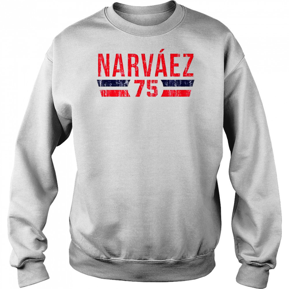 Carlos Narvaez 75 Boston Font vintage shirt Hoodie