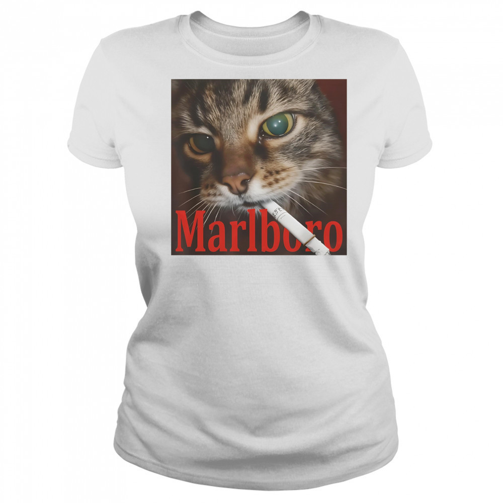Cat smoke Marlboro shirt Women's T-shirt