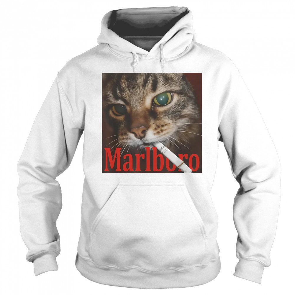 Cat smoke Marlboro shirt Sweatshirt