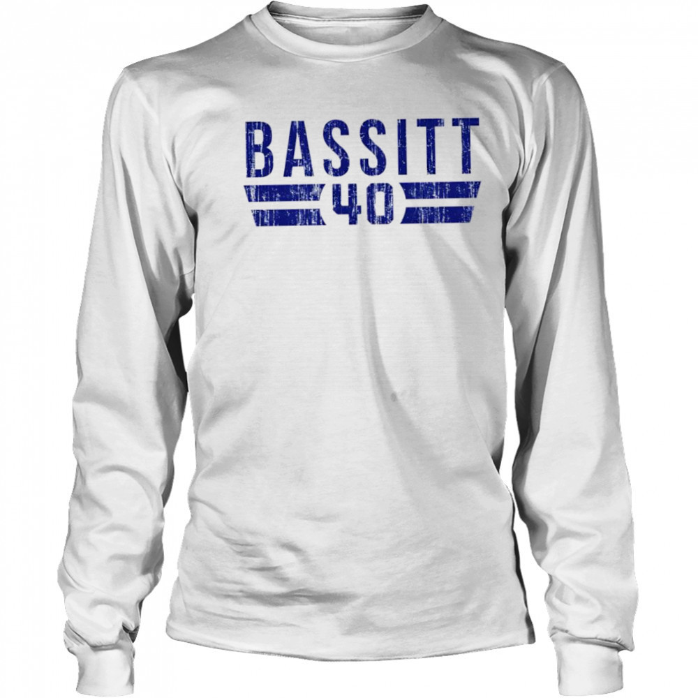 Chris Bassitt 40 Toronto vintage shirt Long Sleeved