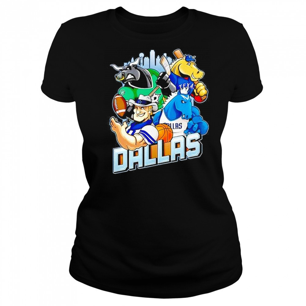 Dallas Sports Team Mascot 2025 Shirt Women's T-shirt