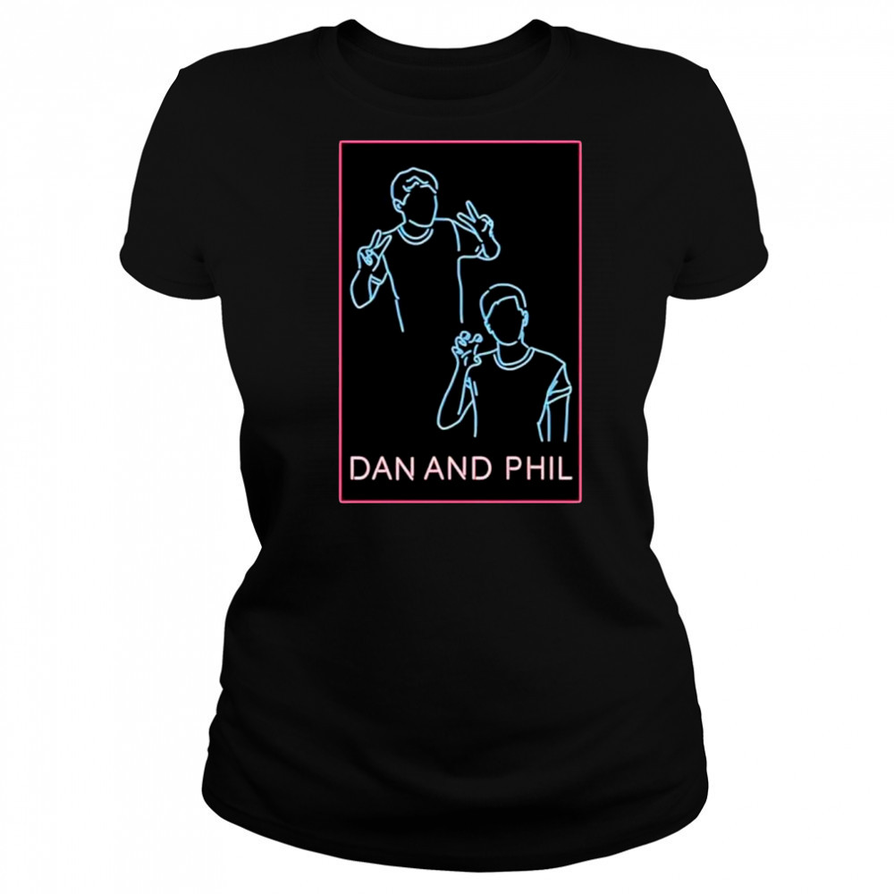 Dan and phil neon shirt Women's T-shirt