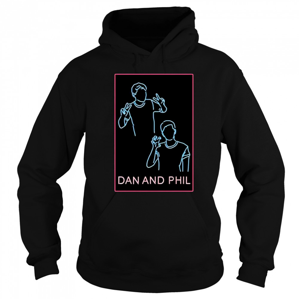 Dan and phil neon shirt Sweatshirt