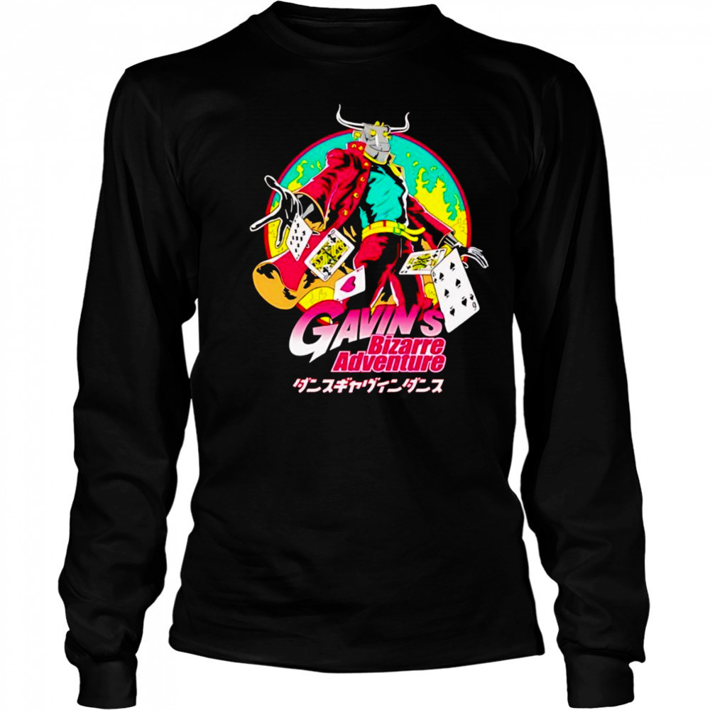 Dgd Anime Gavin Bizarre Adventure shirt Long Sleeved
