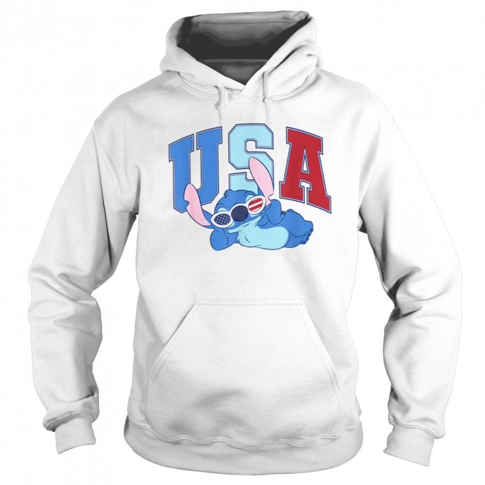Disney Lilo & Stitch 4th Of July Sassy Americana Stitch T Shirt Sweatshirt