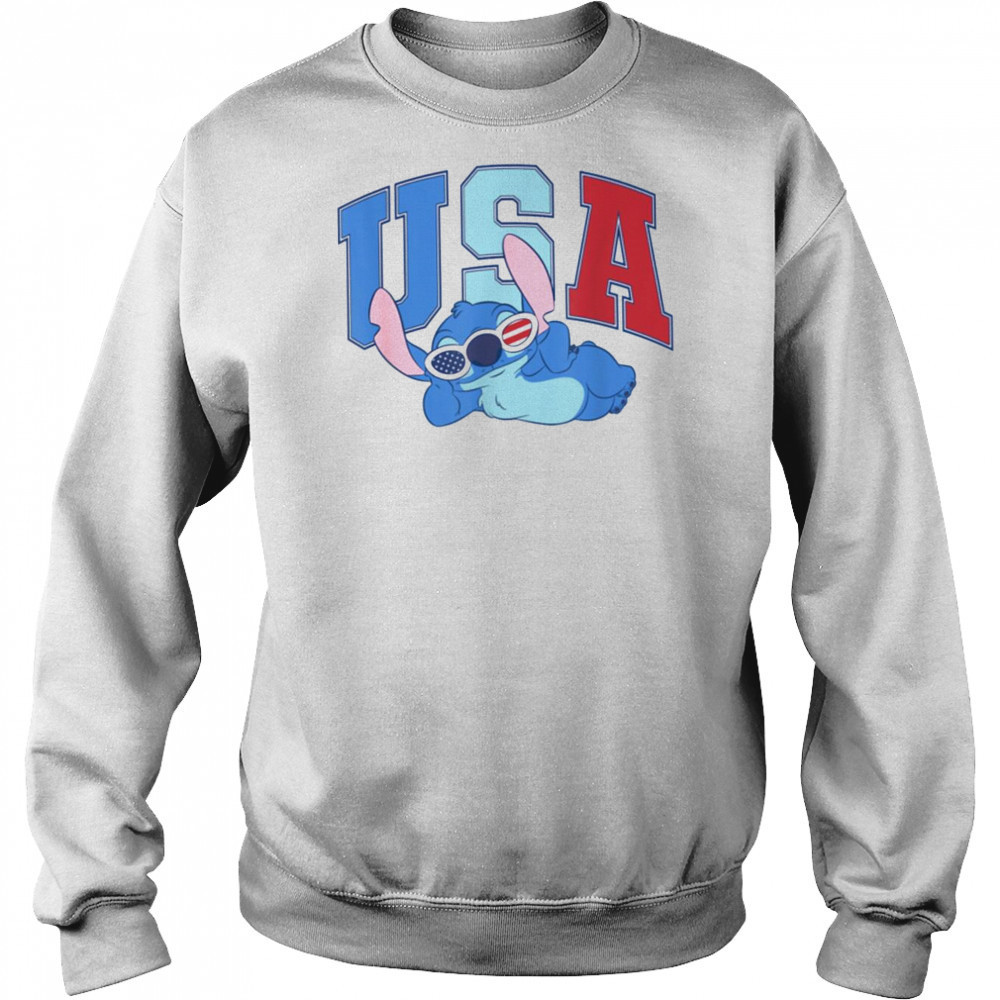 Disney Lilo & Stitch 4th Of July Sassy Americana Stitch T Shirt Hoodie