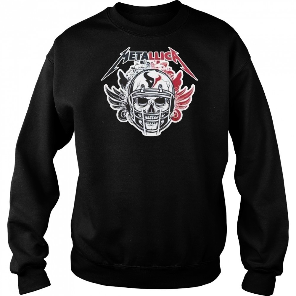 Houston Texans x Skull Metallica M72 Tour TAKEOVER Shirt Hoodie