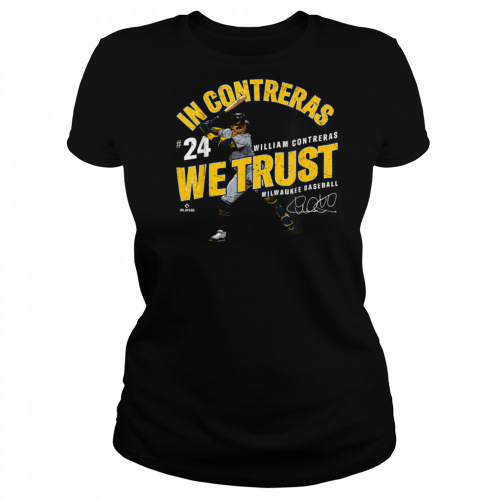 In William Contreras We Trust Milwaukee Baseball MLBPA T Shirt Women's T-shirt
