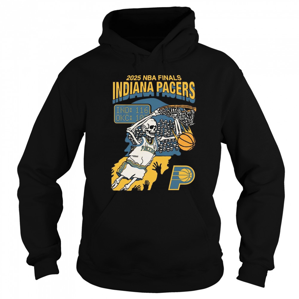 Indiana Finals 2025 Skeleton Basketball Shirt Sweatshirt