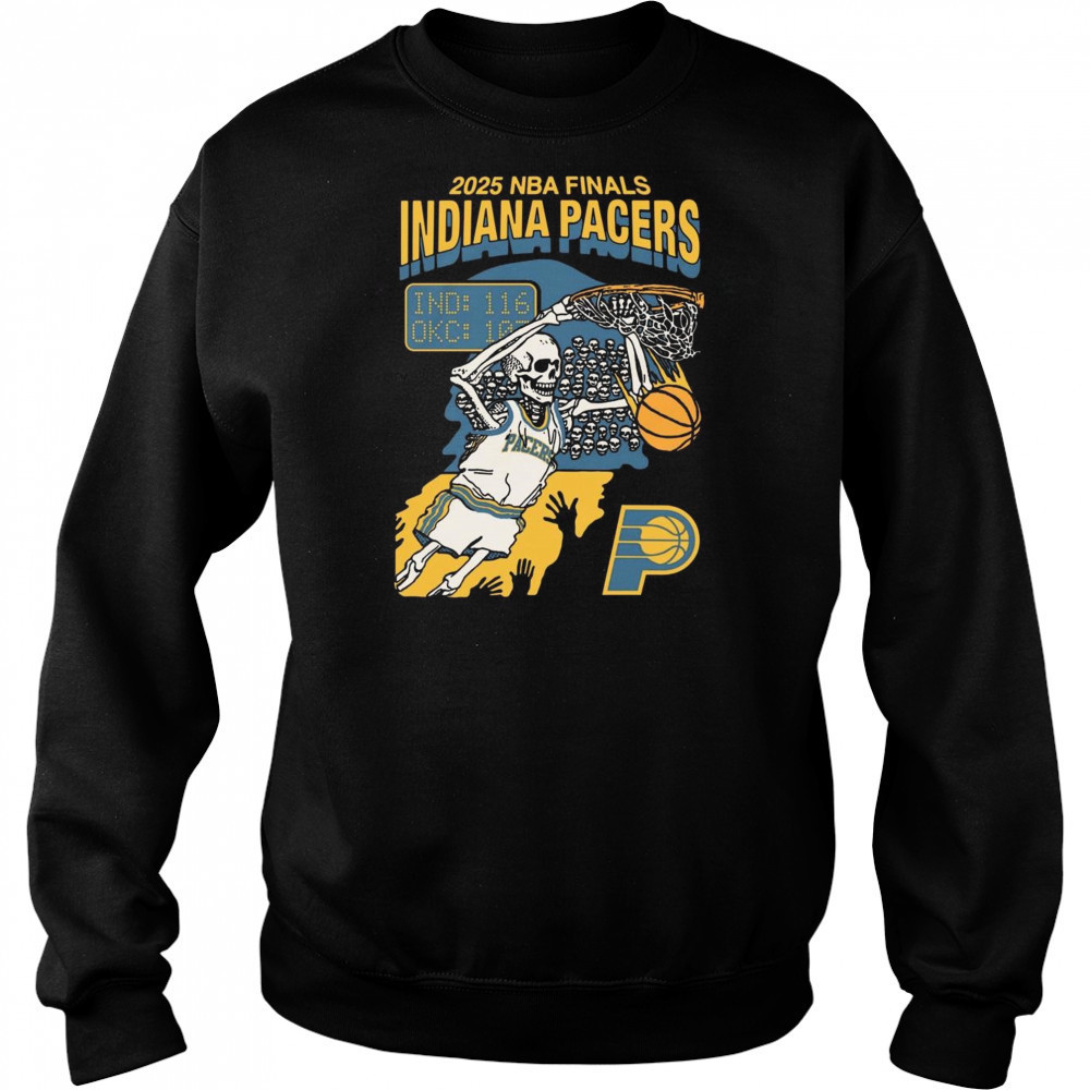 Indiana Finals 2025 Skeleton Basketball Shirt Hoodie