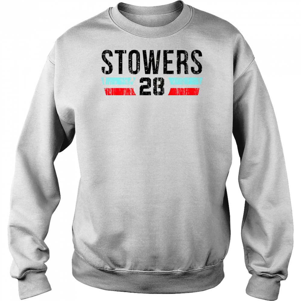 Kyle Stowers 28 Miami Font vintage shirt Hoodie