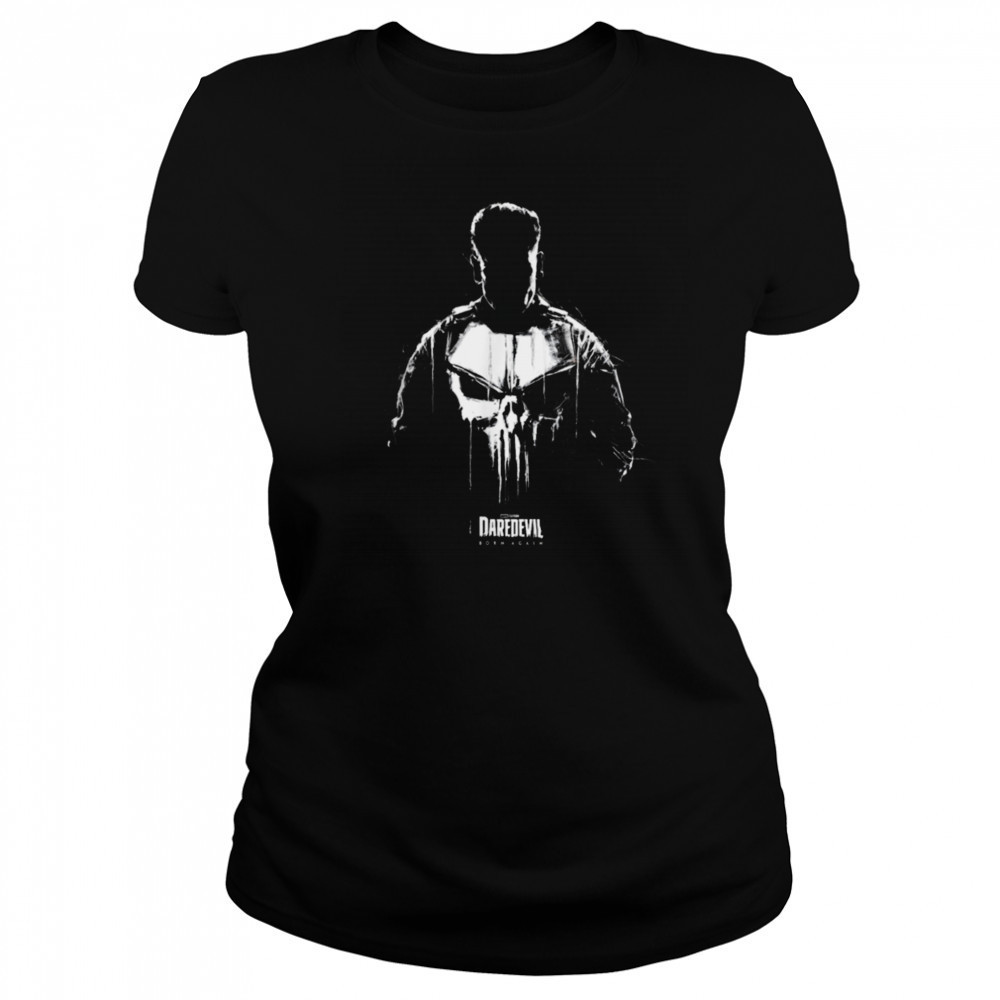 Marvel Daredevil Born Again The Punisher In The Shadows T Shirt Women's T-shirt