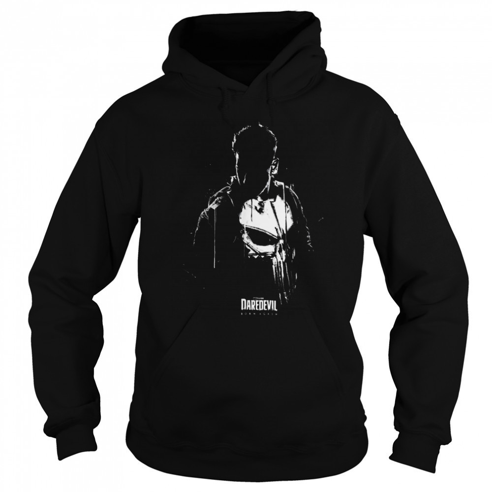 Marvel Daredevil Born Again The Punisher Silhouette T Shirt Sweatshirt