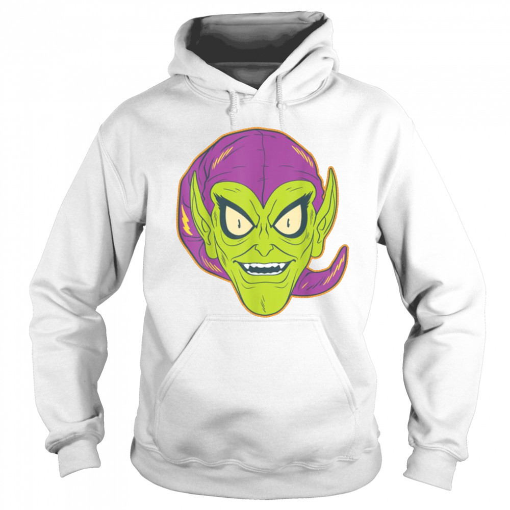 Marvel Green Goblin Halloween Retro Vintage Mask Costume T Shirt Sweatshirt