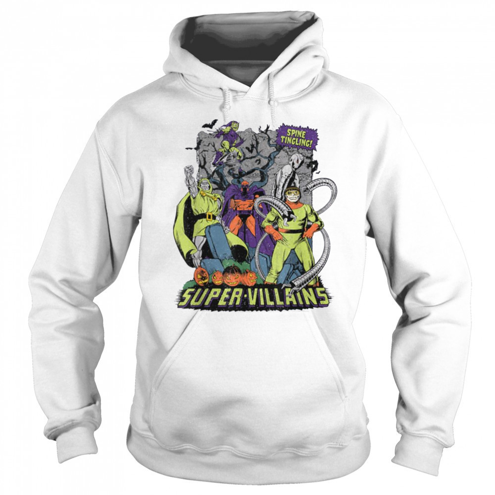 Marvel Halloween Spine Tingling Super Villains T Shirt Sweatshirt