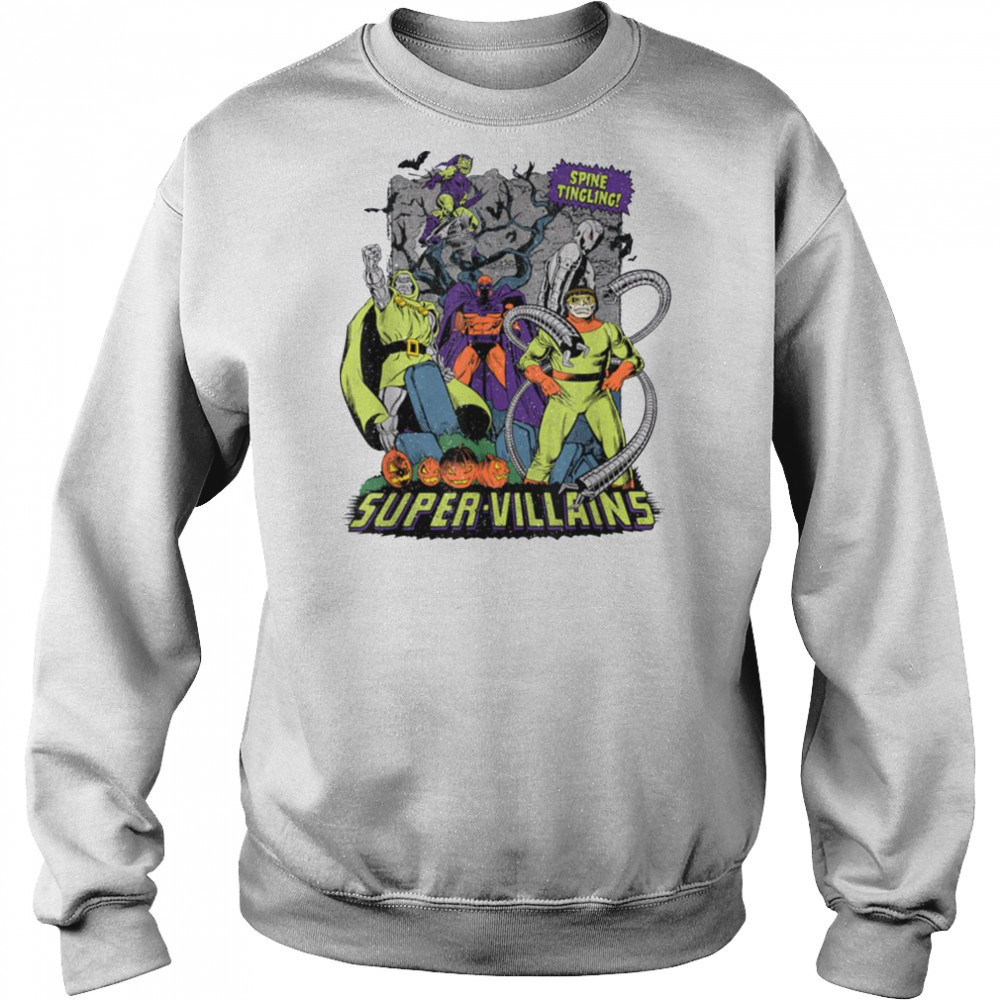 Marvel Halloween Spine Tingling Super Villains T Shirt Hoodie