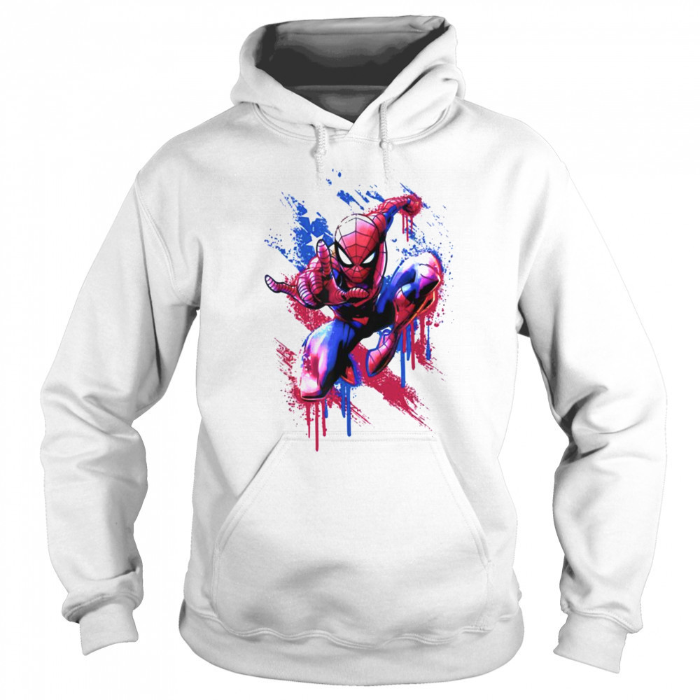 Marvel Spider Man 4th Of July Spider Man Americana Drip T Shirt Sweatshirt