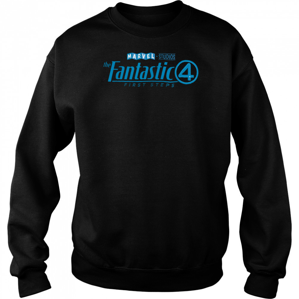 Marvel The Fantastic Four_ First Steps Official Movie Logo T Shirt Hoodie