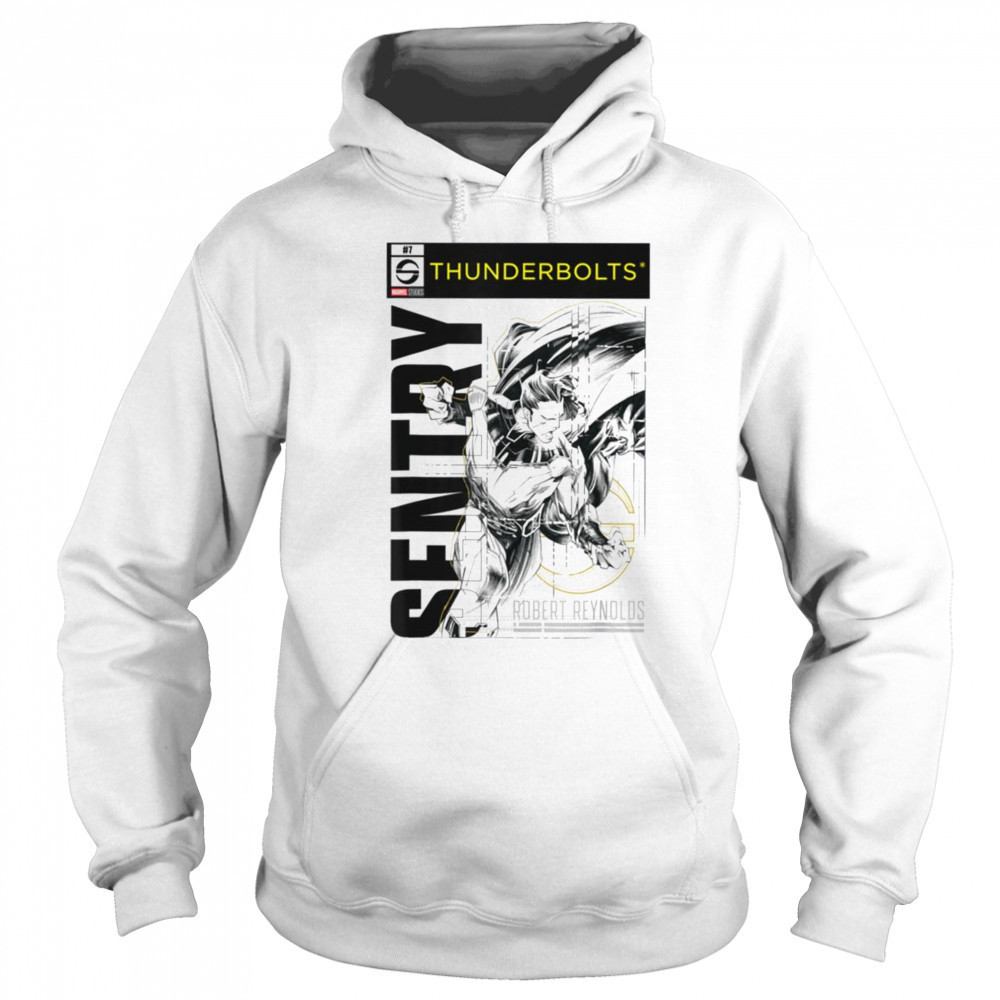 Marvel Thunderbolts Robert Reynolds Sentry Sketch Poster T Shirt Sweatshirt