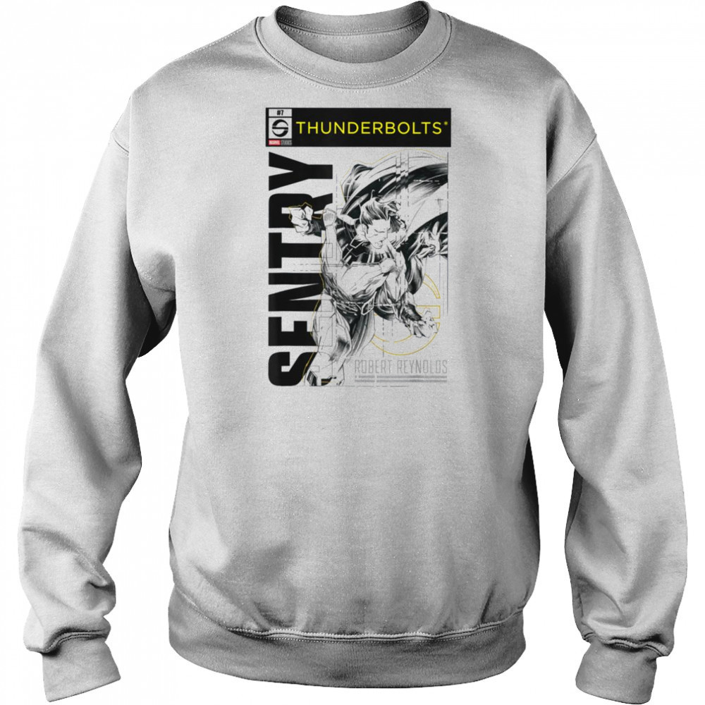 Marvel Thunderbolts Robert Reynolds Sentry Sketch Poster T Shirt Hoodie
