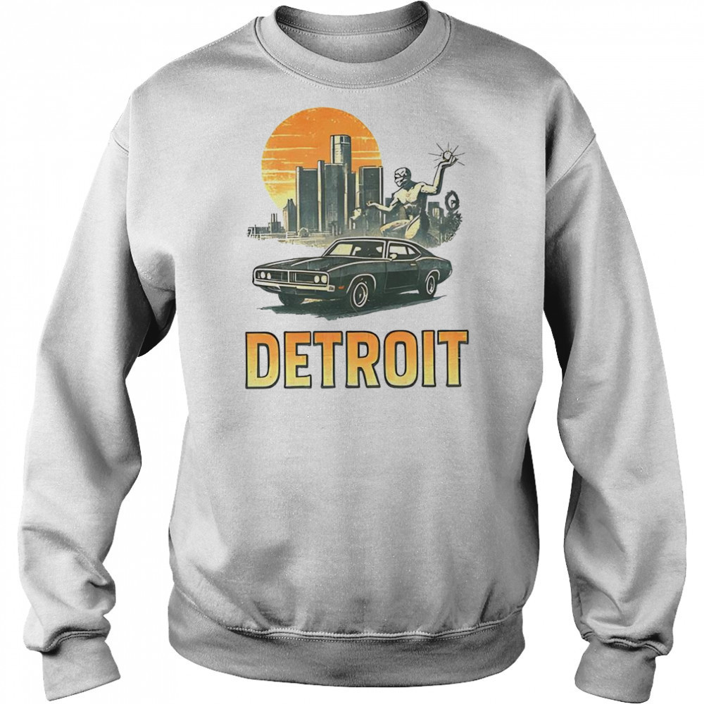 Motor City Legends Detroit Vintage Muscle shirt Hoodie