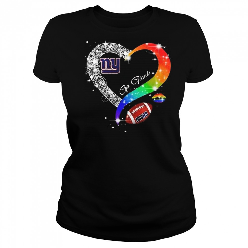 New York Giants 2025 LGBT Pride Day Go Giants Vintage Shirt Women's T-shirt