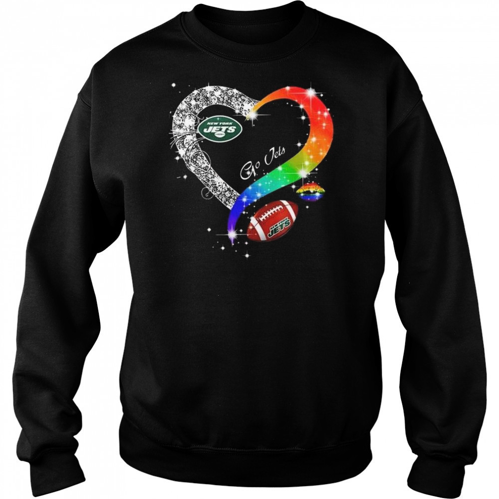 New York Jets 2025 LGBT Pride Day Go Jets Vintage Shirt Hoodie
