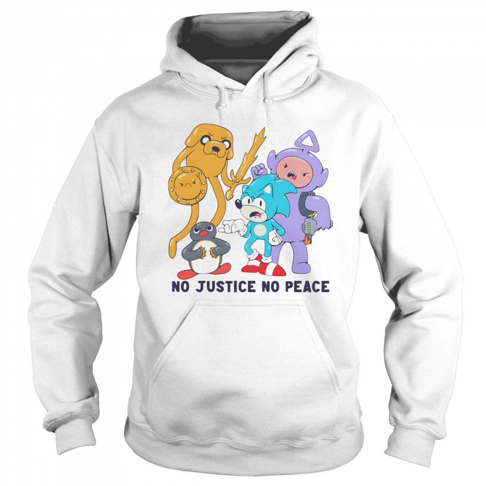 No justice no peace cartoon shirt Sweatshirt