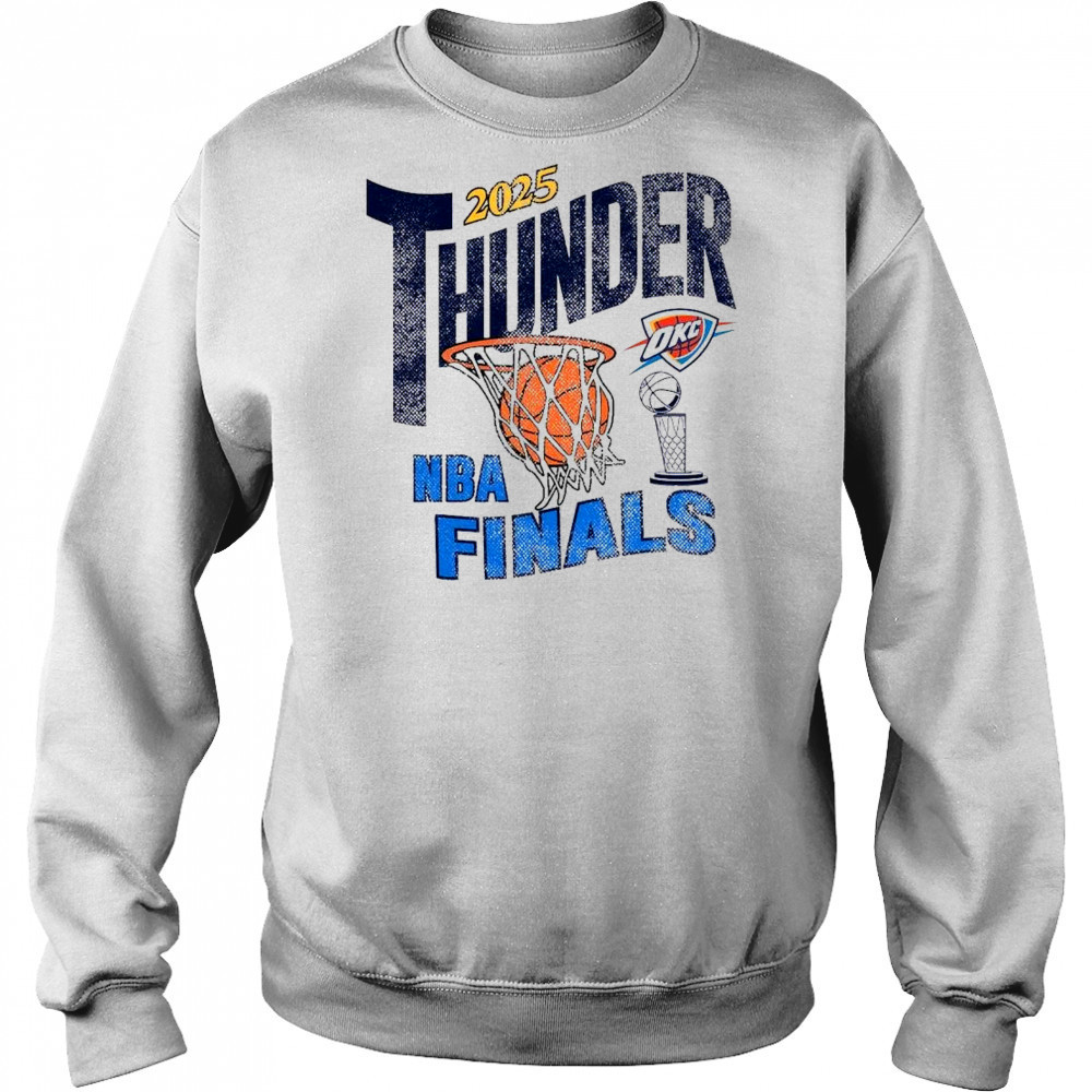 OKC Thunder 2025 NBA Finals Retro Net Shirt Hoodie