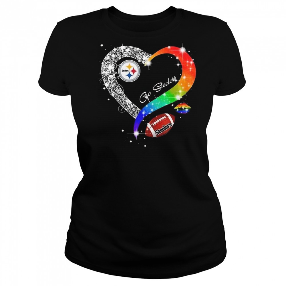 Pittsburgh Steelers 2025 LGBT Pride Day Go Steelers Vintage Shirt Women's T-shirt